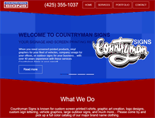 Tablet Screenshot of countrymansigns.com
